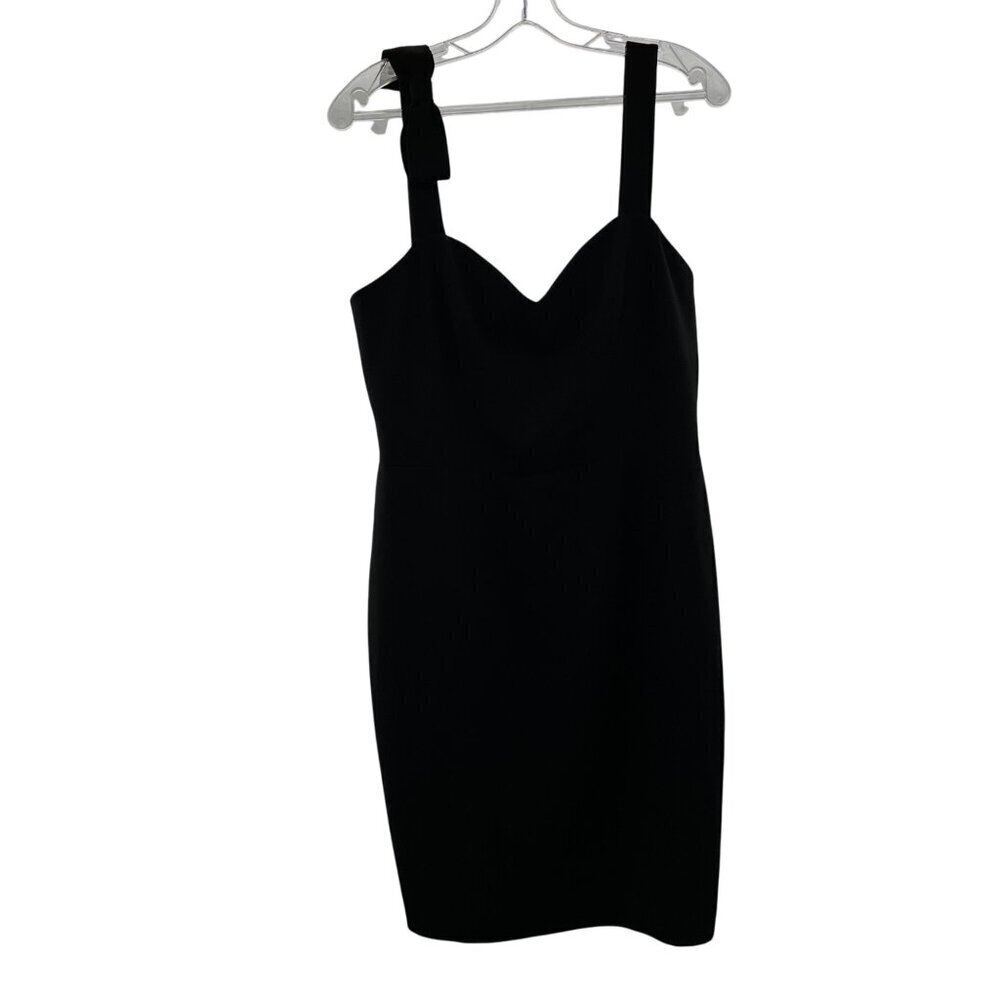 Black Halo Women's Sleeveless Sheath Dress Sweetheart Neck Black Size 10